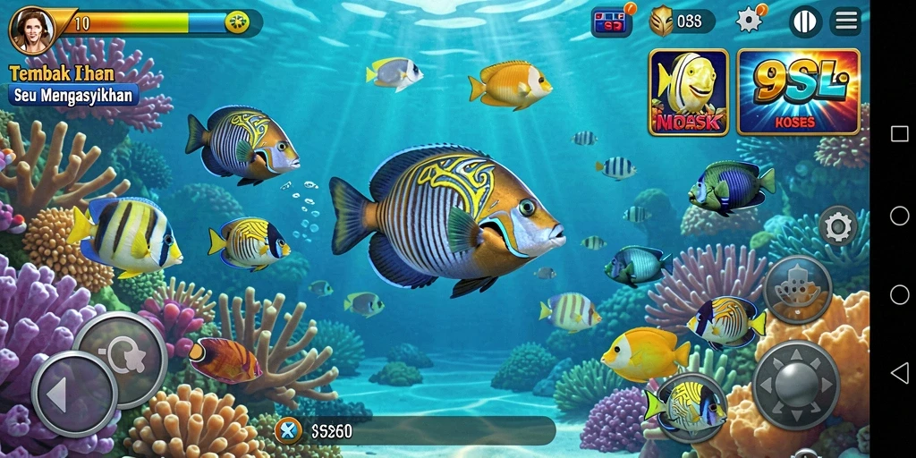 Screenshot menarik dari gameplay Tembak Ikan 99SL.