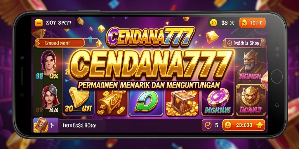 Tampilan gameplay menarik dari CENDANA777 dengan simbol slot yang menawan.