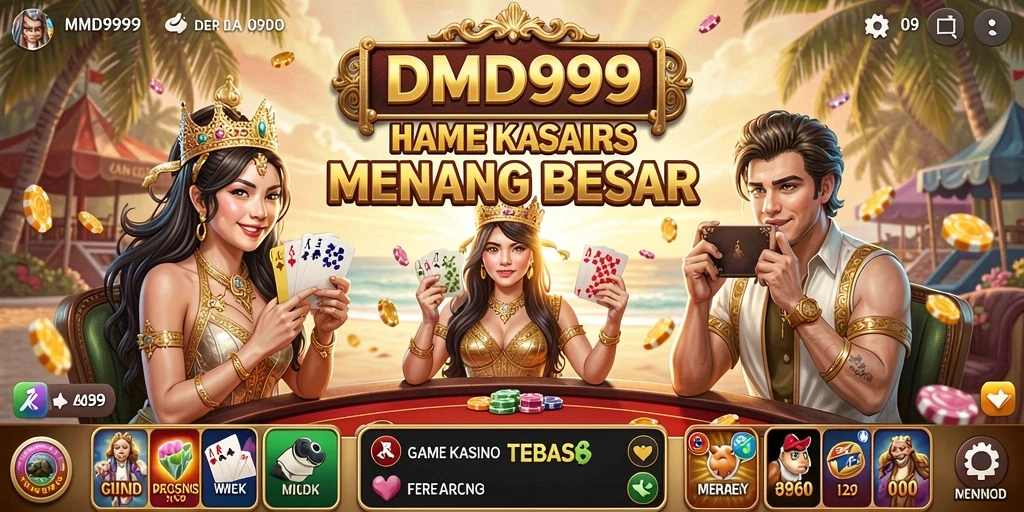 Tampilan menarik gameplay Kasino yang menghibur.