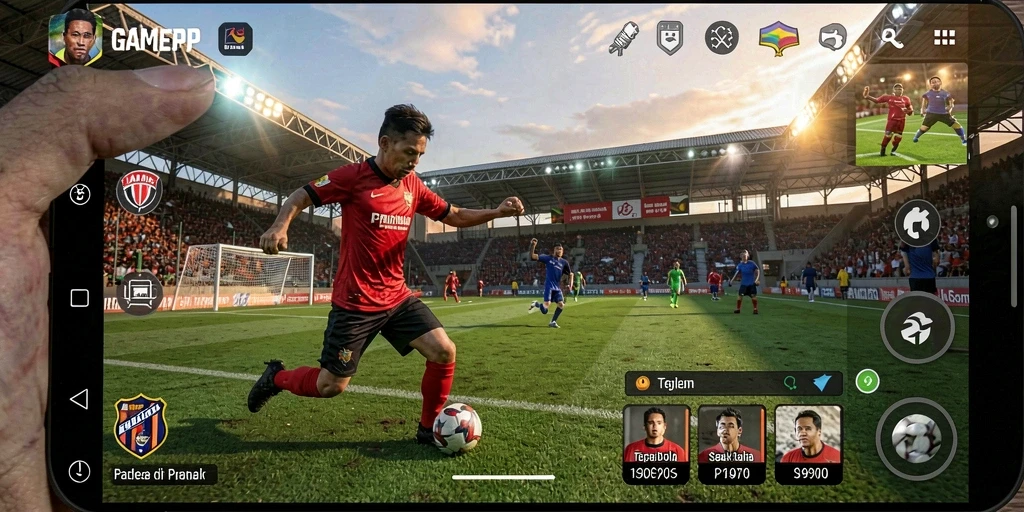 Tampilan gameplay GAMERP yang memukau dan mendebarkan.