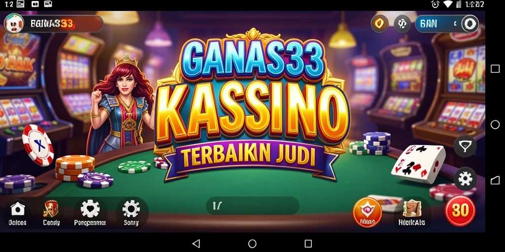 Tampilan menarik dalam gameplay Kasino yang seru.