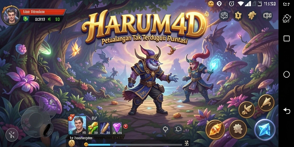 Tampilan gameplay menakjubkan dalam petualangan seru HARUM4D.