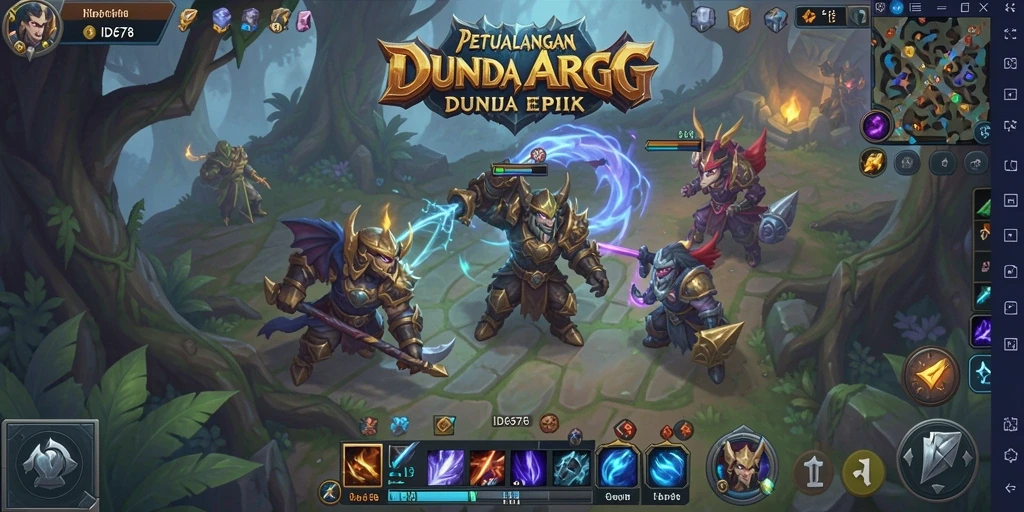 Gameplay ARPG yang mendebarkan di dalam ID678.