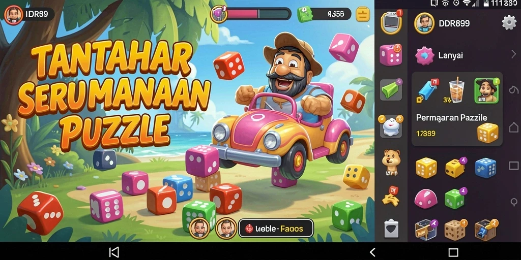 Screenshot gameplay IDR89 menampilkan tantangan puzzle yang menarik.