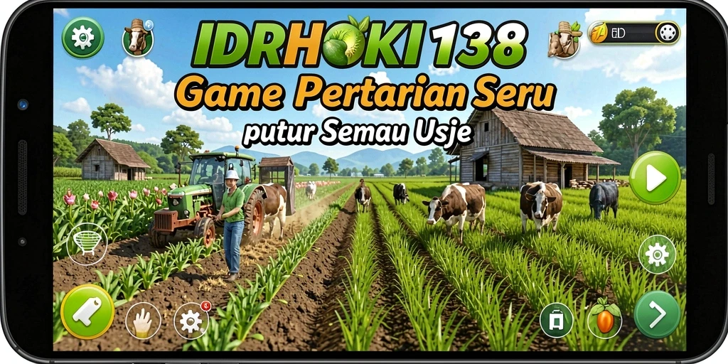 Tampilan gameplay <strong>IDRHOKI138</strong> yang menarik dengan berbagai tanaman dan hewan.