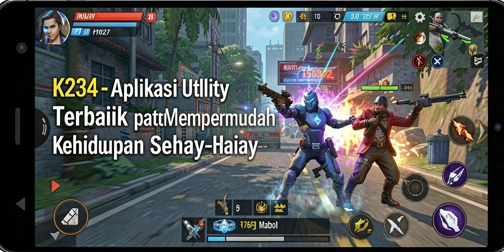 Tampilan antarmuka aplikasi K234 yang modern dan intuitif.
