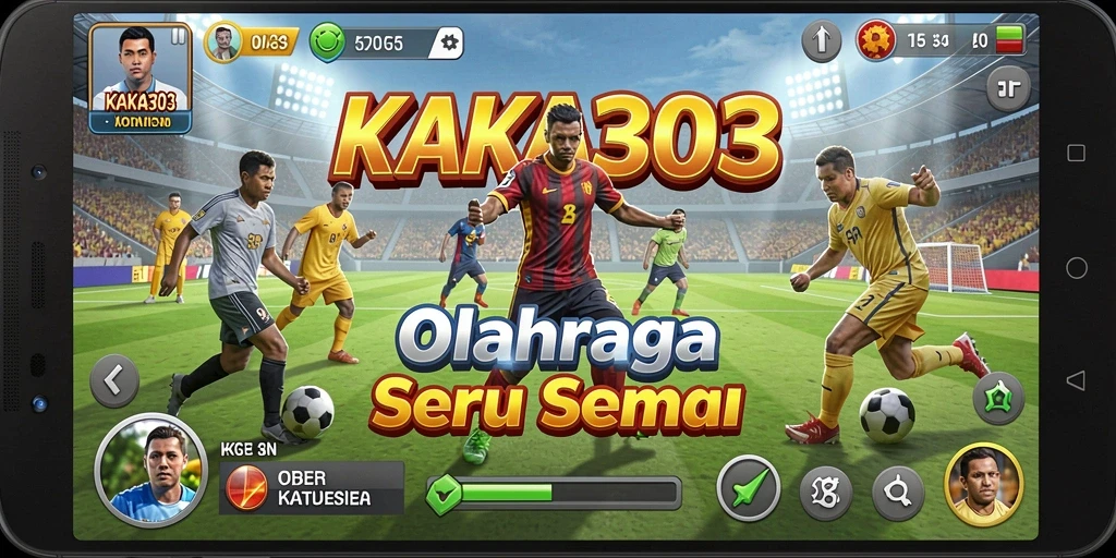 Tampilan menarik KAKA303 dengan gameplay olahraga yang seru.