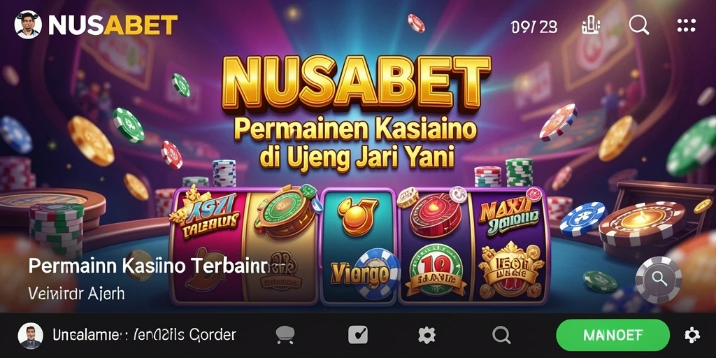 Tampilan screenshot yang menampilkan keseruan gameplay Kasino.