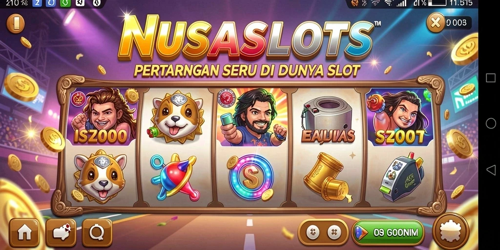 Tampilan gameplay NUSASLOTS yang menarik dan mendebarkan