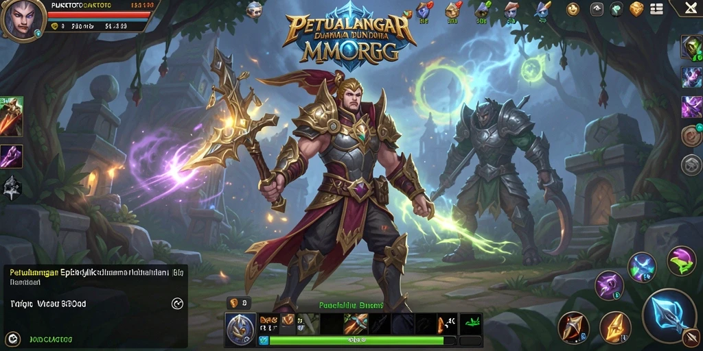 Tampilan menarik dari gameplay PUNCAKTOTO dalam dunia MMORPG.