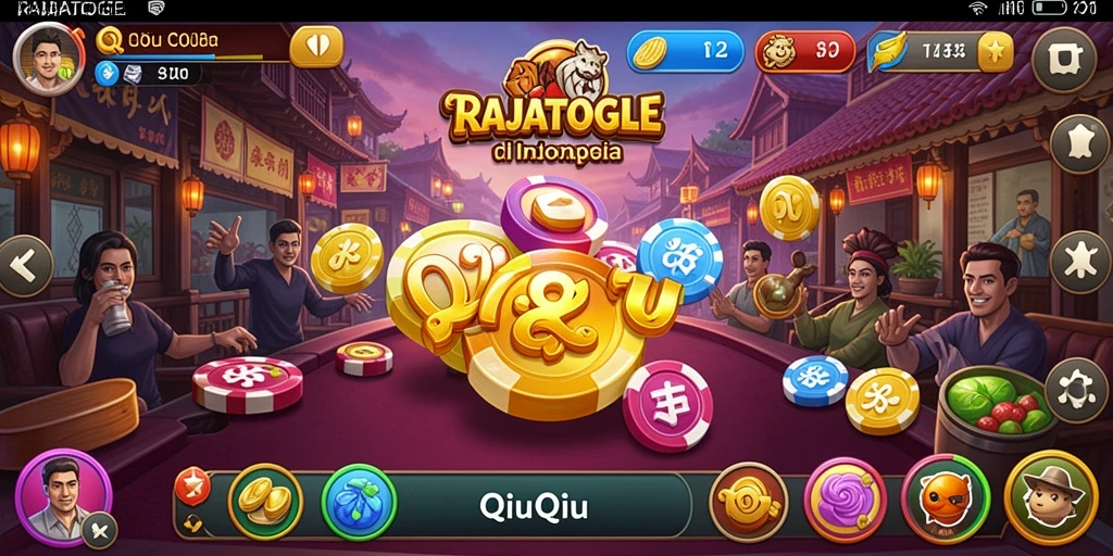 Tampilan gameplay seru dari RAJATOGEL QiuQiu.