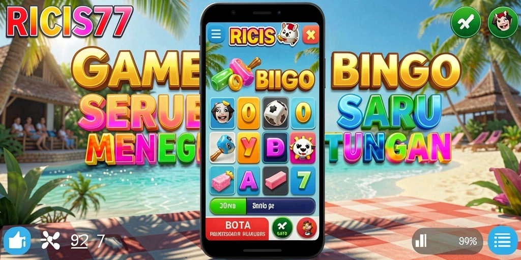 Tampilan menarik gameplay Bingo di RICIS77.