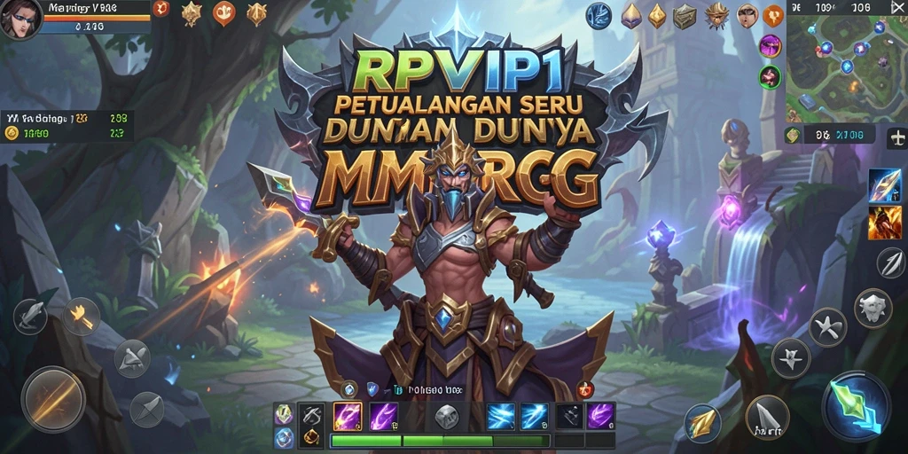 Screenshot gameplay RPVIP1 yang menampilkan aksi seru dalam pertempuran MMORPG.