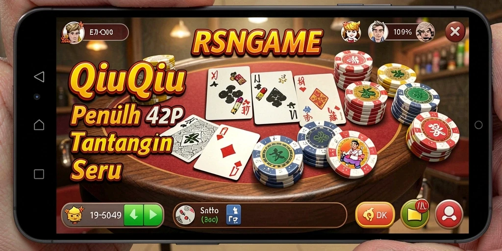 Tampilan gameplay QiuQiu yang seru dan menantang.