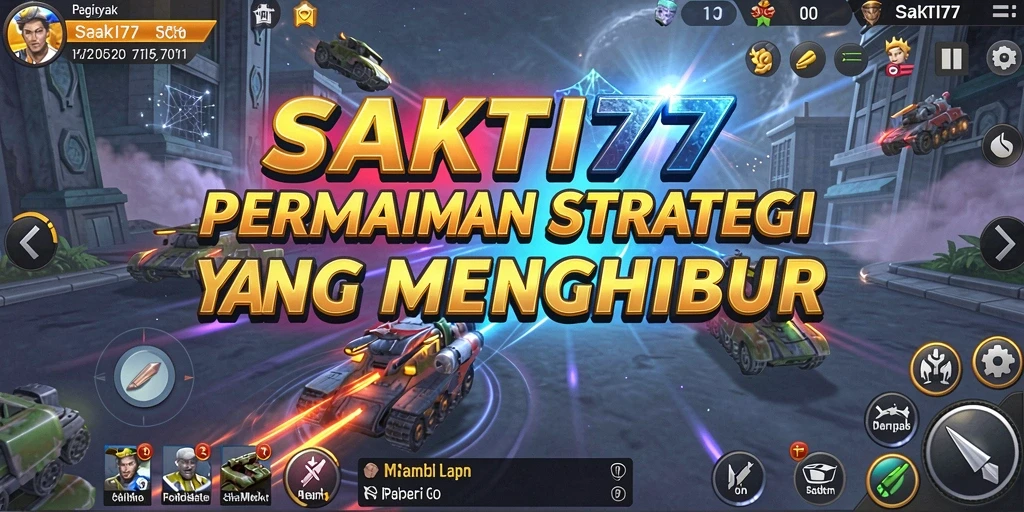 Tampilan gameplay SAKTI77 yang mendebarkan dan penuh strategi.