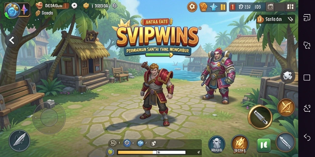 Tampilan screenshot utama SVIPWINS menampilkan gameplay yang seru dan sederhana.