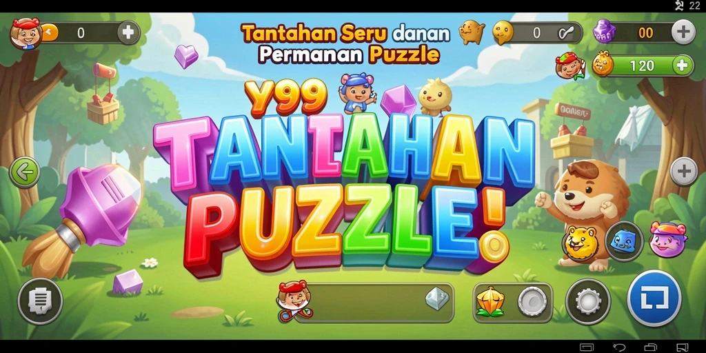 Tampilan gameplay seru dalam permainan Puzzle Y89 yang menantang.